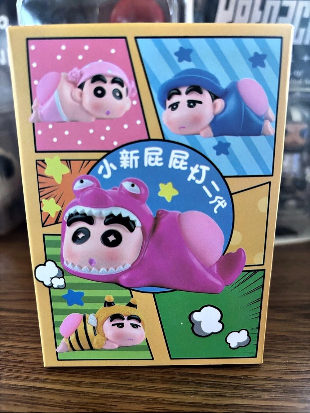 Mohe le PPI Crayon Shin-chan Pink Character Figure NWT